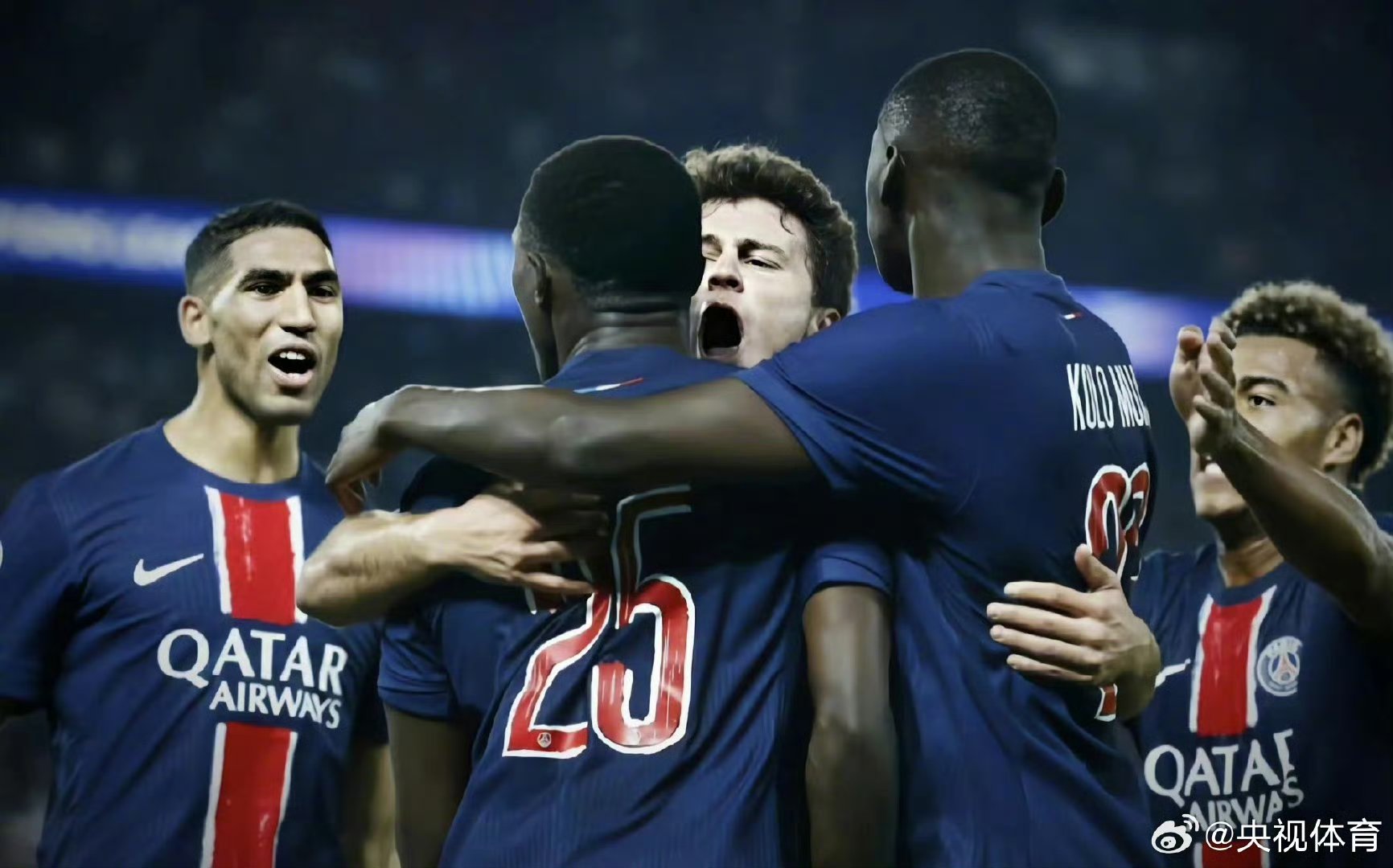 欧冠巴黎圣日耳曼首发阵容